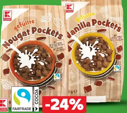 K-Classic Nougat Pockets a Vanilia Pockets