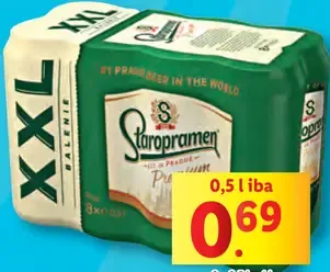 Staropramen plechovka