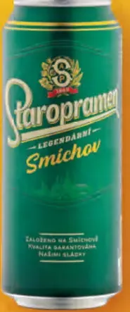 Staropramen plechovka Smíchov 10°