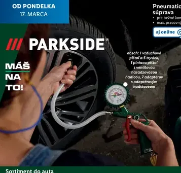 Parkside Pneumatická súprava