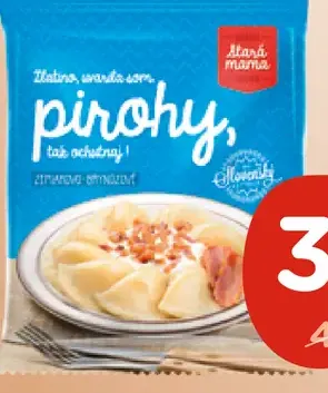 Stará mama pirohy so zemiakovo-bryndzovou plnkou