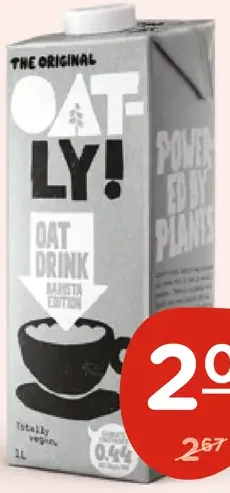 Oatly Barista Edition ovsený nápoj