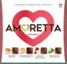 Amoretta dezertné pralinky mliečna čokoláda