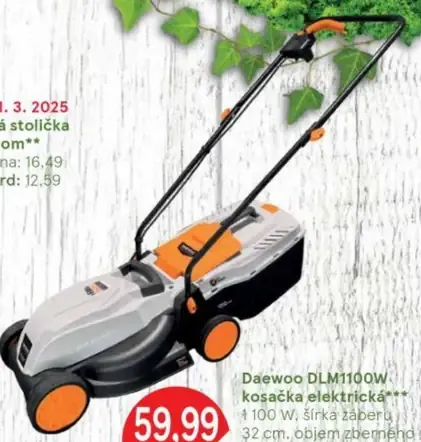 Daewoo elektrická kosačka