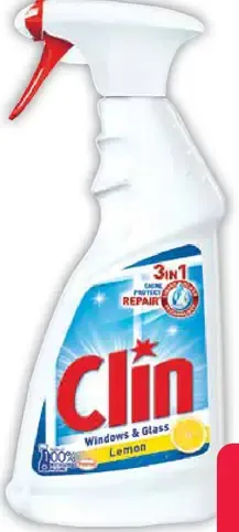 Clin čistiaci prostriedok na okná