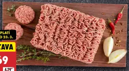 Kostelecké úzeniny Mleté hovädzie mäso