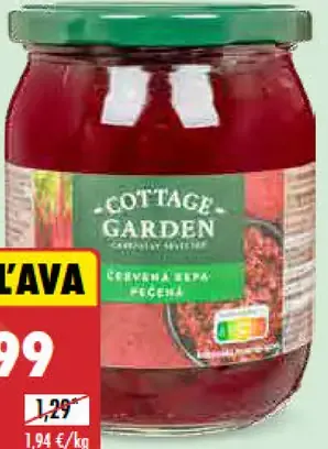 Cottage Garden Červená repa pečená klasik/s cibuľou