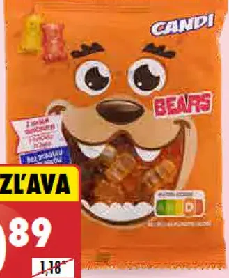 Candi Želé cukríky rôzne druhy