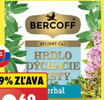 Bercoff Čaj hrdlo a kašeľ