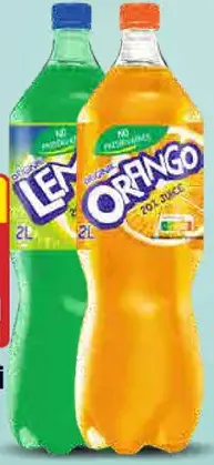Orangina ochutený nápoj pomaranč, limetka