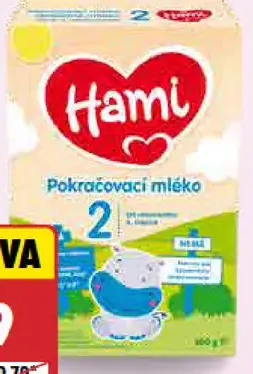 Hami Dojčenské mlieko následné 2