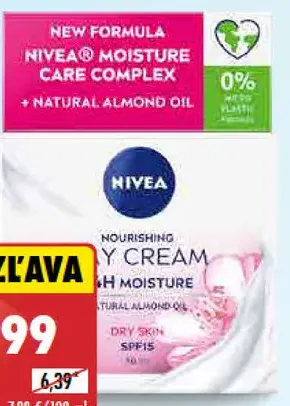 Nivea Pleťový krém Natural almond oil