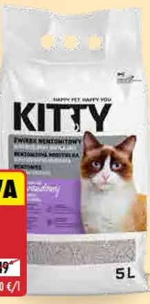 Kitty Podstielka pre mačky Bentonit