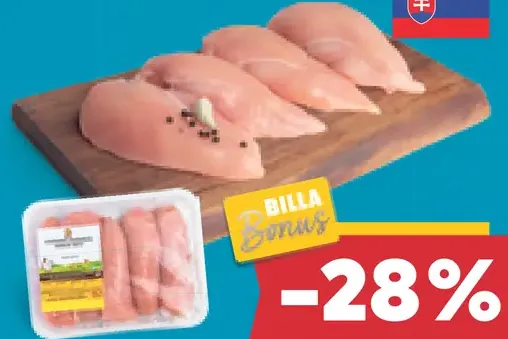 Farmárske kuracie rezne v ochrannej atmosfére