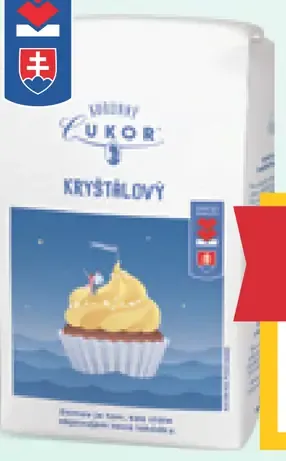 Korunný cukor kryštálový