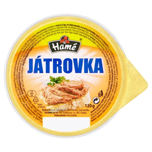 Hamé Pečeňovka nátierka z bravčovej pečeňe