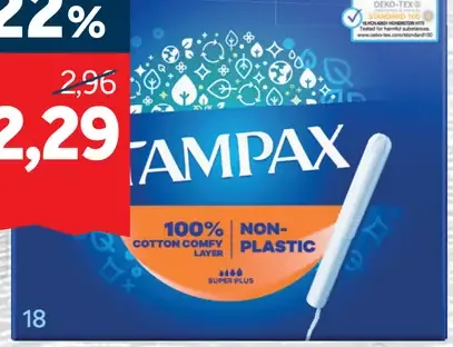 Tampax tampóny
