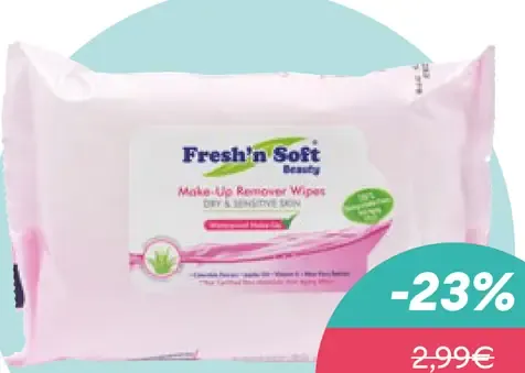 Fresh'n soft odličovacie obrúsky
