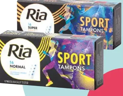 Ria Sport tampóny