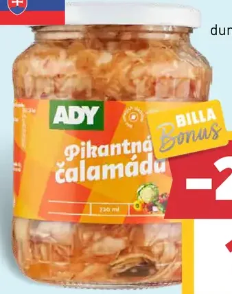 Ady čalamáda dunajská, pikantná