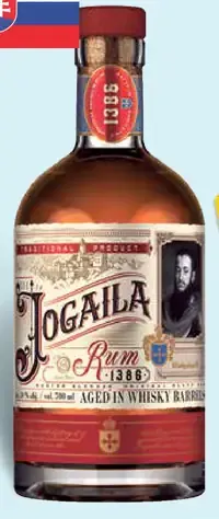 Jogaila rum, gin, brandy, borovička