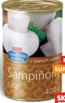 COOP Jednota šampiňóny celé
