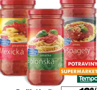 Tatrakon mexická omáčka, bolonská omáčka, zmes na špagety