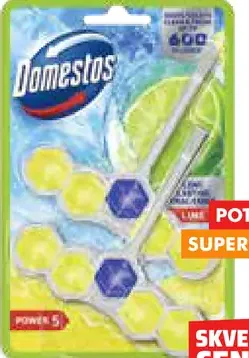 Domestos Power 5 Lime tuhý WC blok