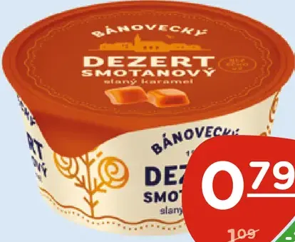 Milsy Báňovecký smotanový dezert
