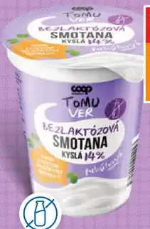 Coop Tomu Ver Bezlaktózová smotana kyslá 14%