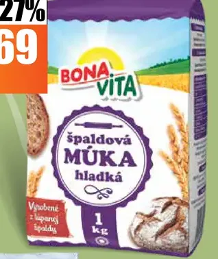 Bona Vita Múka špaldová hladká