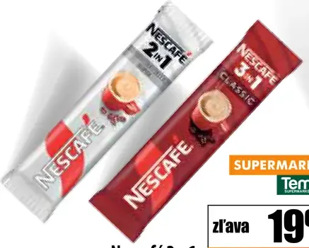 Nescafé 2 v 1 coffee creamer & Nescafé 3 v 1 classic