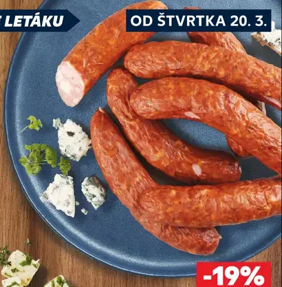Šunková klobása s nivou