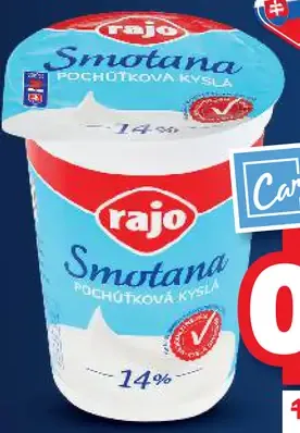 Rajo Kyslá smotana 14%