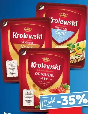 Krolewski Syr švajčiarskeho typu 17 - 45%