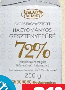 Gelato Italiano Gaštanové pyré