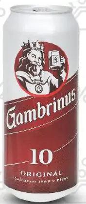 Gambrinus Svetlé pivo 10 % plechovka