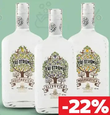 Destilát rôzne druhy 42 % alk.