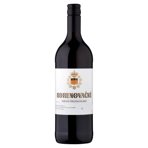 Korunovačné červené víno polosladké