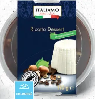 Italiamo Dezert zo syra Ricotta
