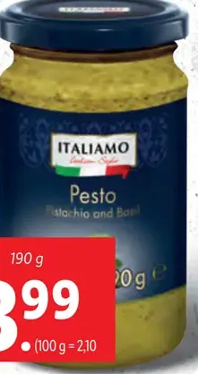 Italiamo Pistáciové pesto