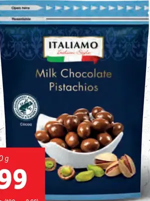 Italiamo Milk Chocolate Pistachios