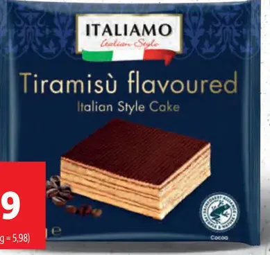 Italiamo Tiramisu flavoured Italian Style Cake