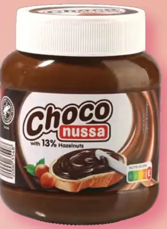 Choco Nussa Orechovo-nugátový krém