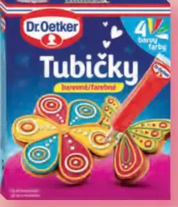 Dr. Oetker Tubičky farebné 4 farby