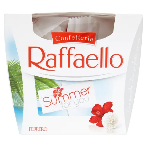 Ferrero Raffaello Confetteria oblátka s náplňou a celou mandľou posypaná strúhaným kokosom