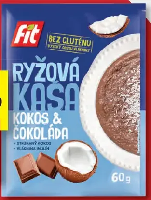 Fit Ryžová kaša kokos & čokoláda
