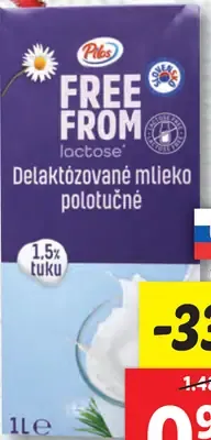 Pilos Delaktózované mlieko polotučné