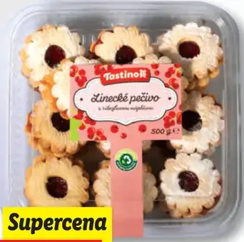 Tastino Linecké kolieska s ríbezľovou/marhuľovou marmeládou