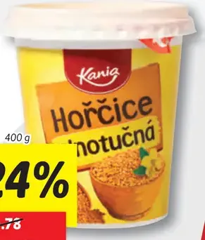 Kania Plnotučná horčica